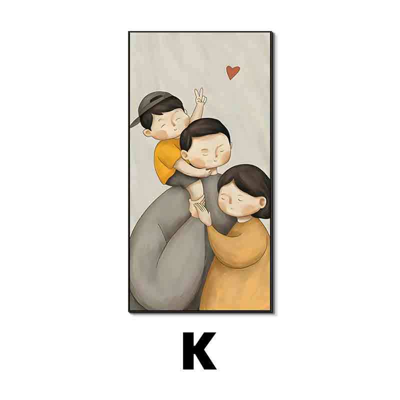 Framed Family Illustration Wall Art Homeandso