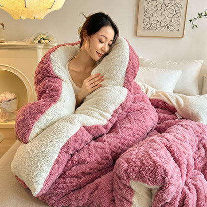 Luxurious Textured Plush Blanket