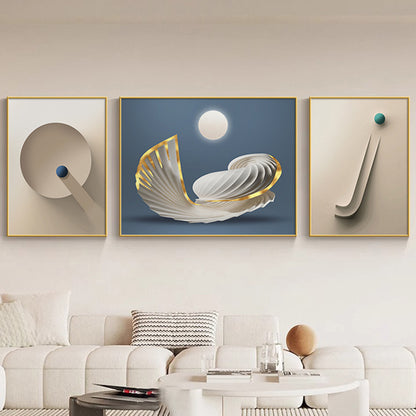 Abstract Geometric Wall Art Set Homeandso