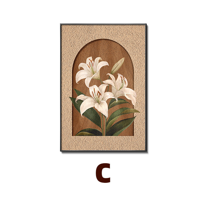 Floral Embellished Framed Wall Art Homeandso