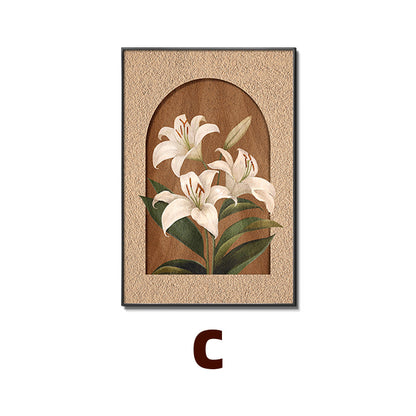 Floral Embellished Framed Wall Art Homeandso