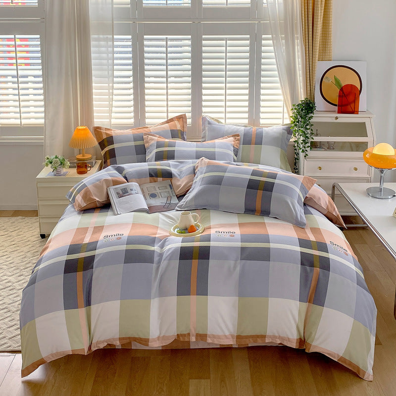 Heart Print Duvet Cover Set Homeandso
