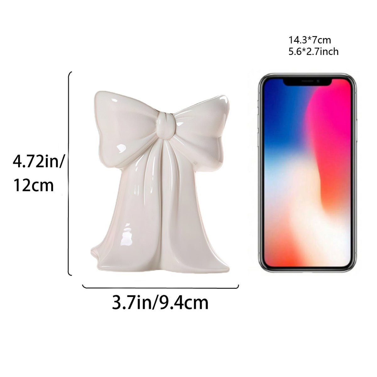 Decorative Bow-Shaped Phone Holder Homeandso