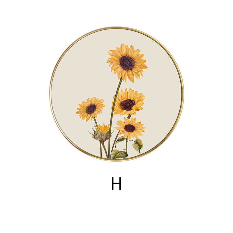 Floral Decorative Wall Plate Homeandso