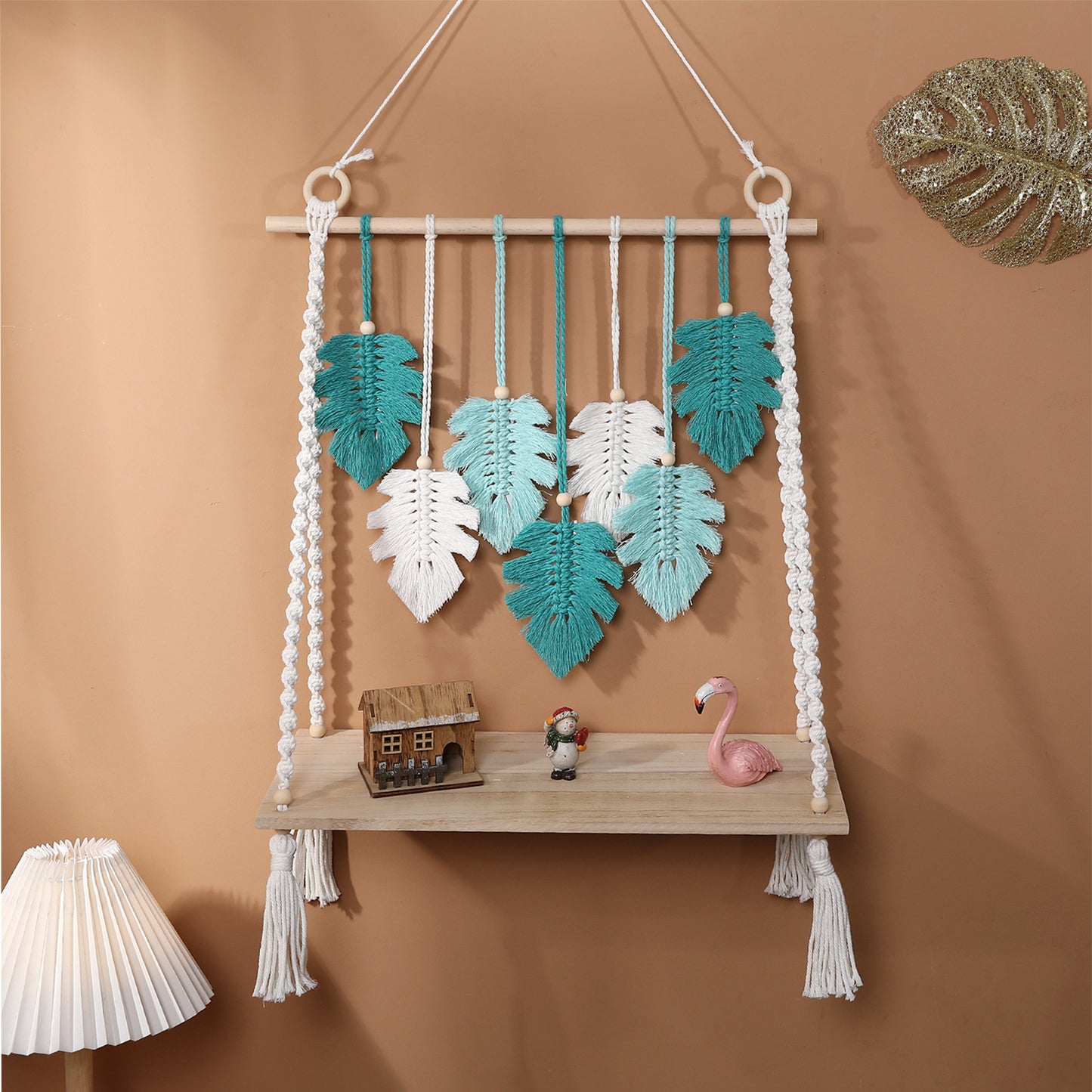 Bohemian Leaf Wall Art Decor Homeandso