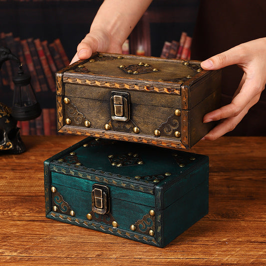 Vintage Decorative Keepsake Treasure Chest Homeandso