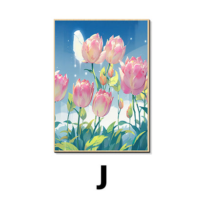 Floral Botanical Print Wall Art Homeandso