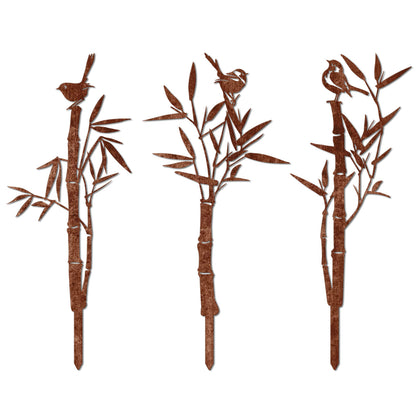Decorative Bamboo-Themed Garden Stake Homeandso