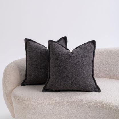 Textured Plush Square Pillow