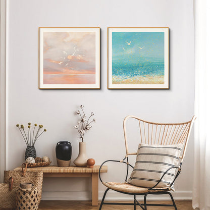 Coastal Serenity Art Print Homeandso