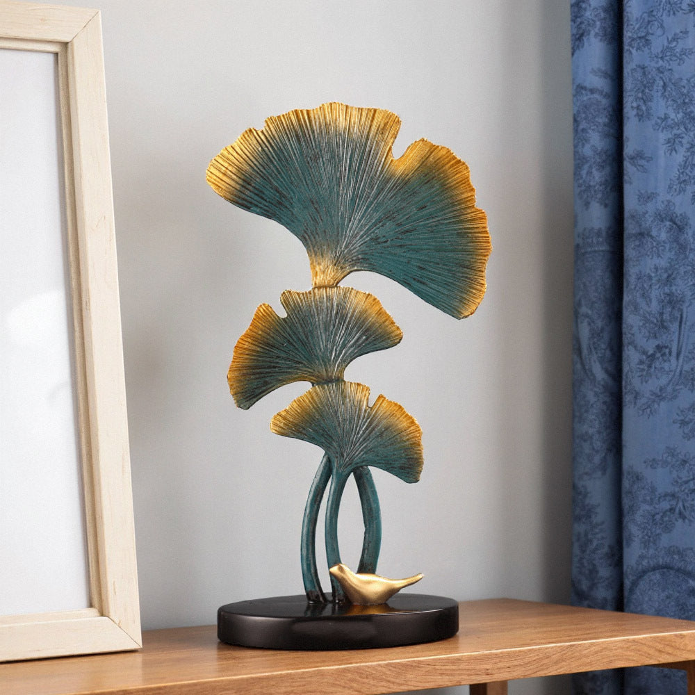 Decorative Ginkgo Leaf Sculpture Homeandso