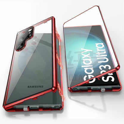 Magnetic Samsung Glass Case | Double-Sided Tempered Glass