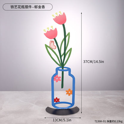 Decorative Flower Vase Stand Homeandso