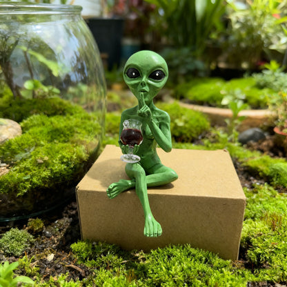 Decorative Alien Figurine Homeandso