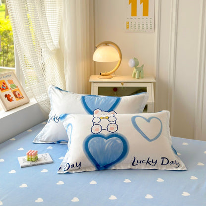 Playful Cartoon Bear Bedding Set Homeandso