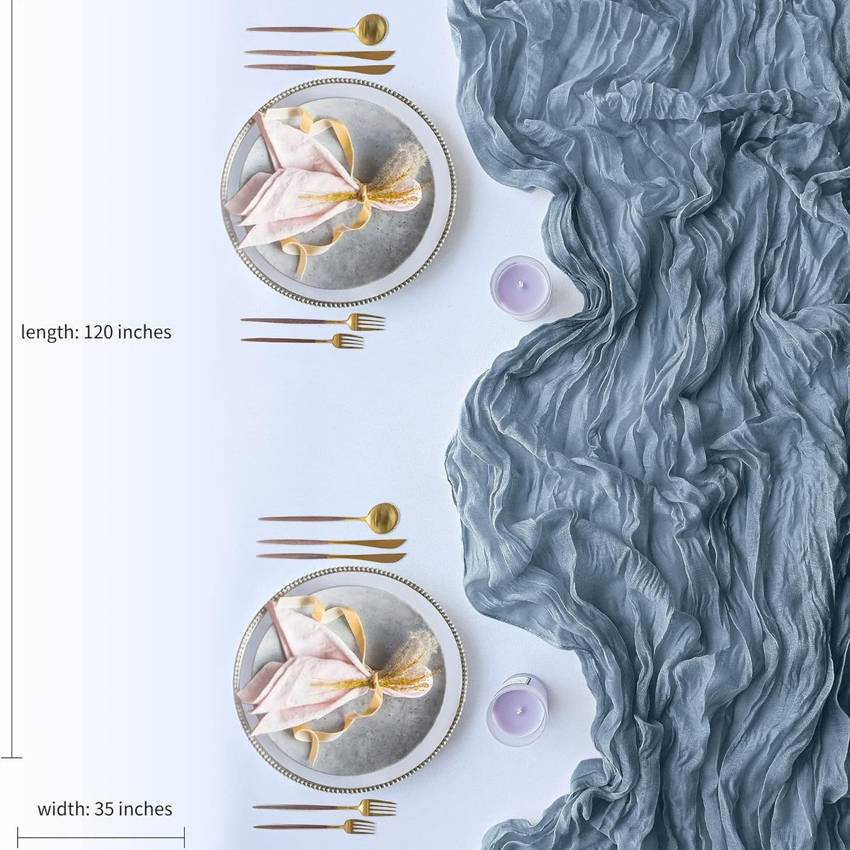 Wo Soft Chiffon Table Runner