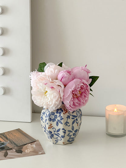 Decorative Floral Ceramic Vase