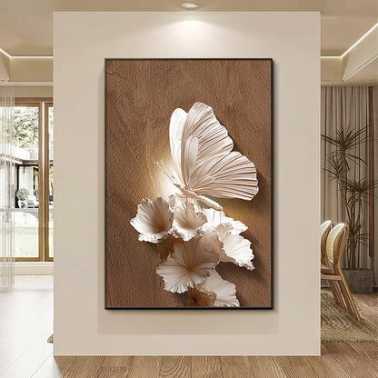 3D Butterfly Relief Wall Art Homeandso