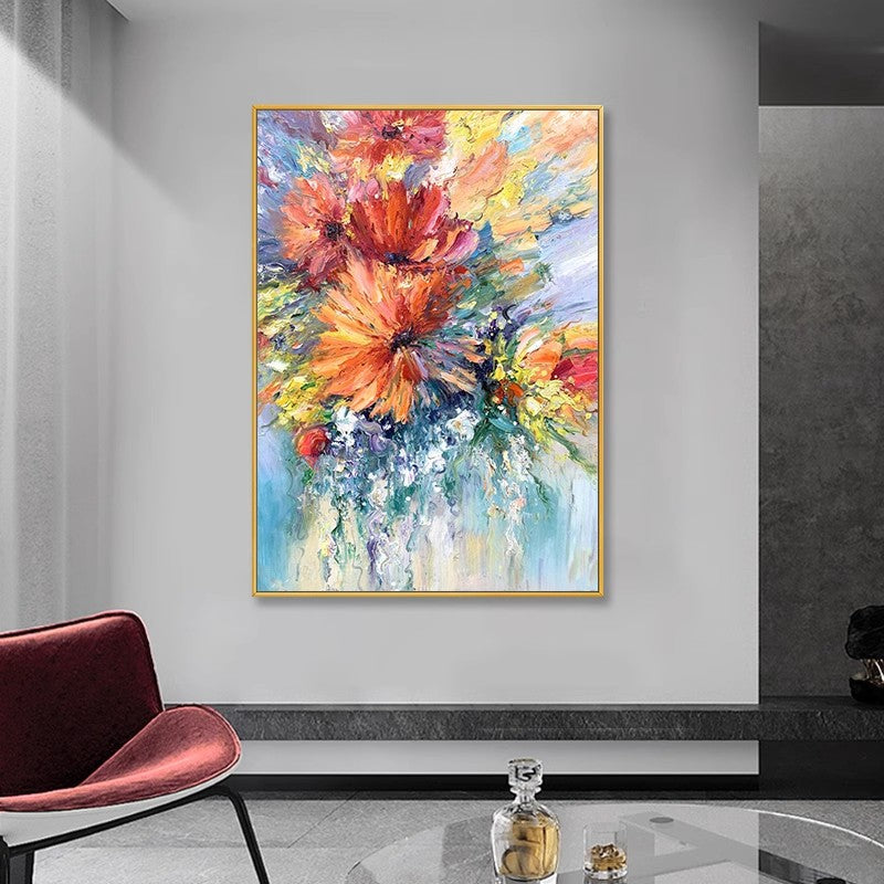 Textured Cityscape Oil Painting Homeandso