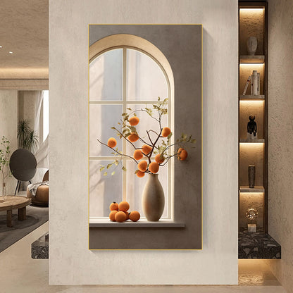 Decorative Artificial Orange Blossom Arrangement Homeandso
