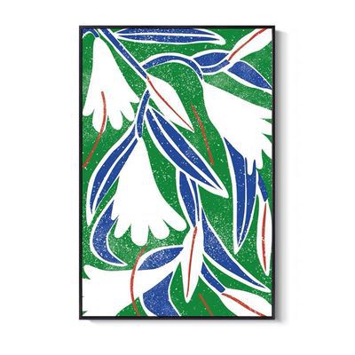 Chic Modern Floral Wall Art Homeandso