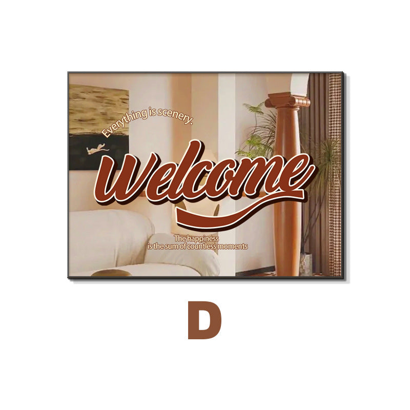 Decorative Welcome Wall Art Homeandso