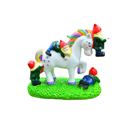 Playful Garden Gnome Figurine Homeandso