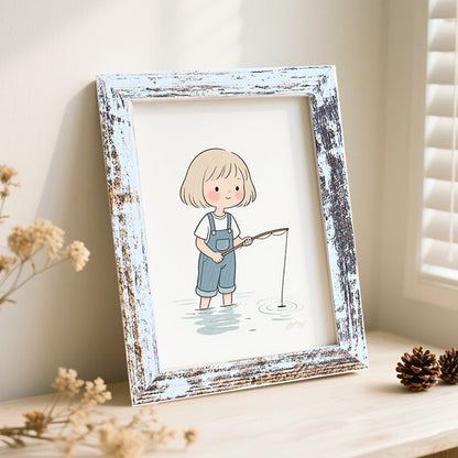 Illustrated Character Art Frame