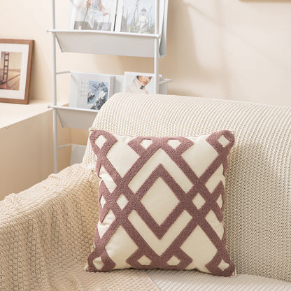 Geometrisches gemustertes Wurfpillow