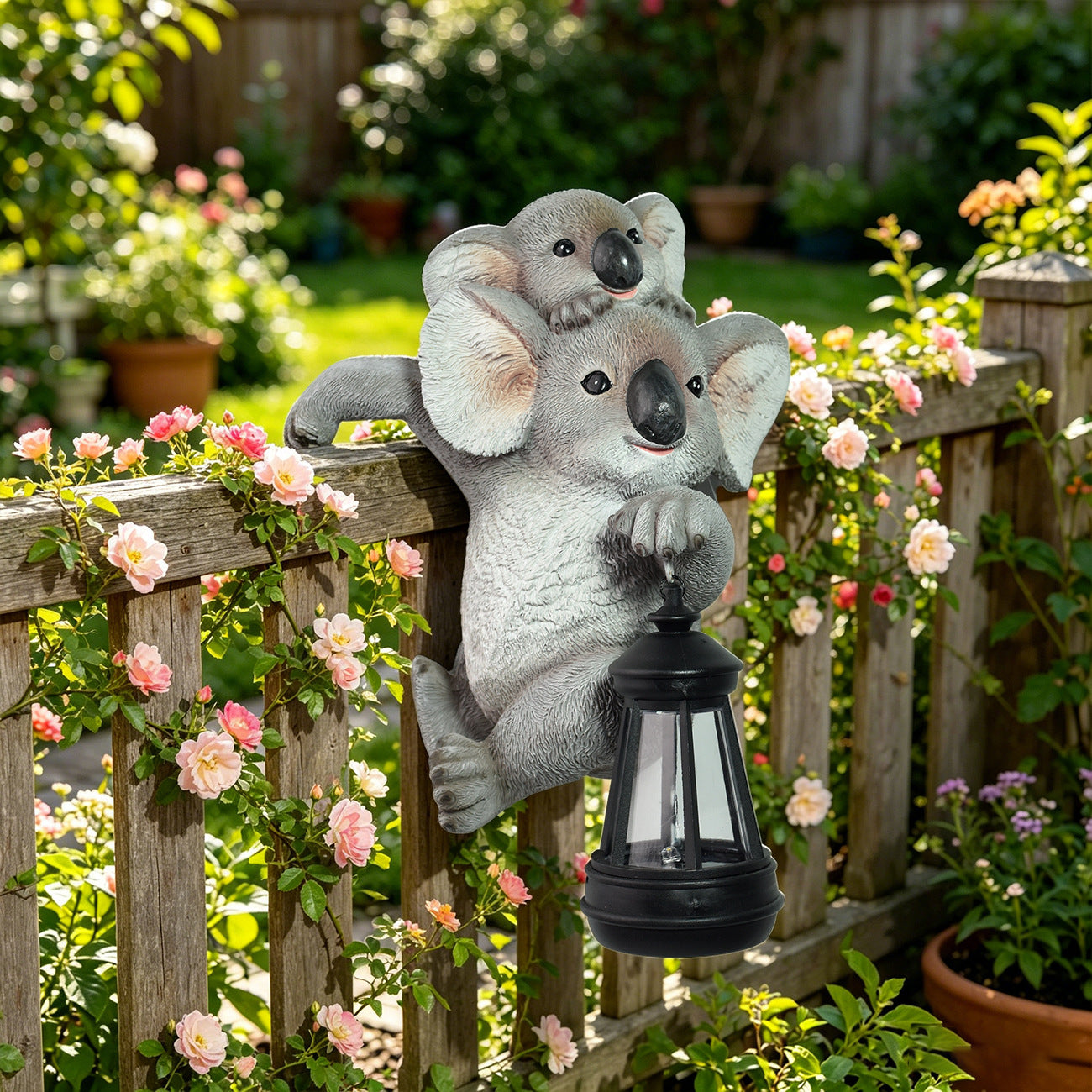 Koala Lantern Sculpture Homeandso