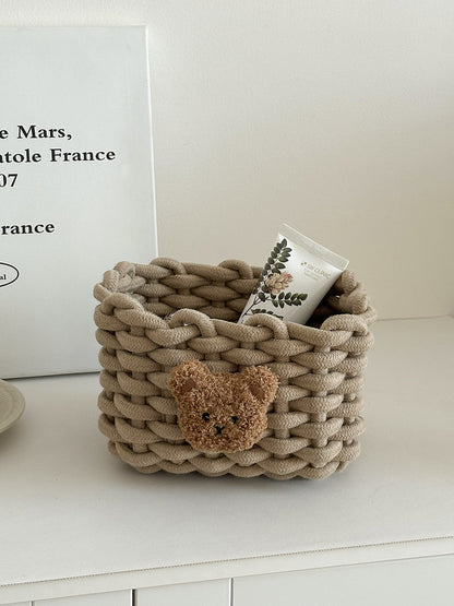 Cozy Decorative Knitted Storage Basket