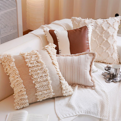 Artistic Woven Abstract Throw Pillow
