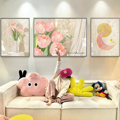 Decorative Framed Triptych Art Print Homeandso