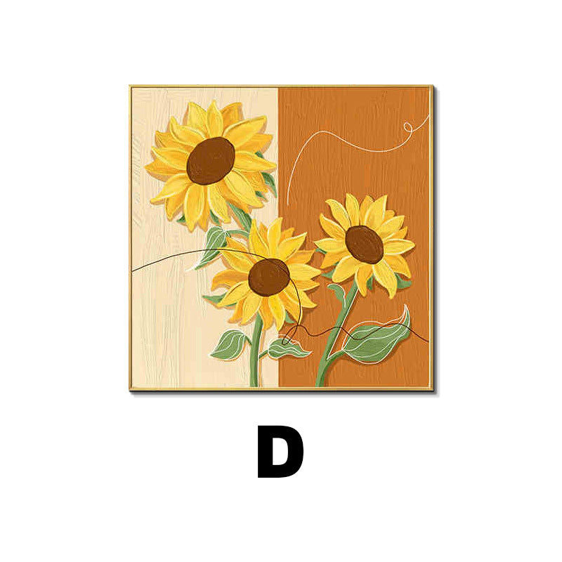 Decorative Framed Sunflower Wall Art Homeandso