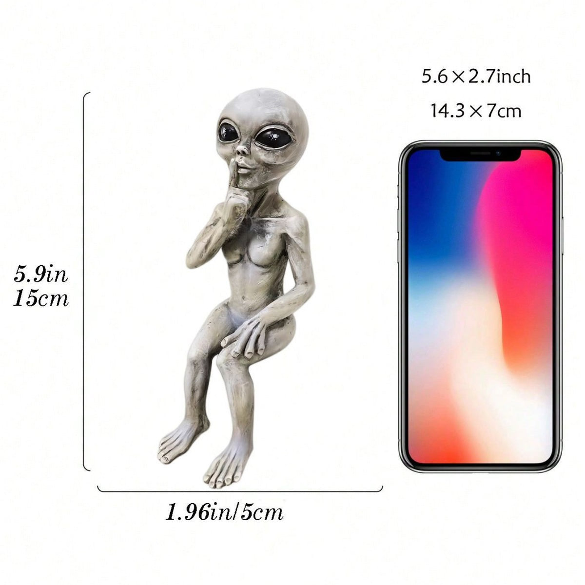 Alien-Inspired Decorative Figurine Homeandso
