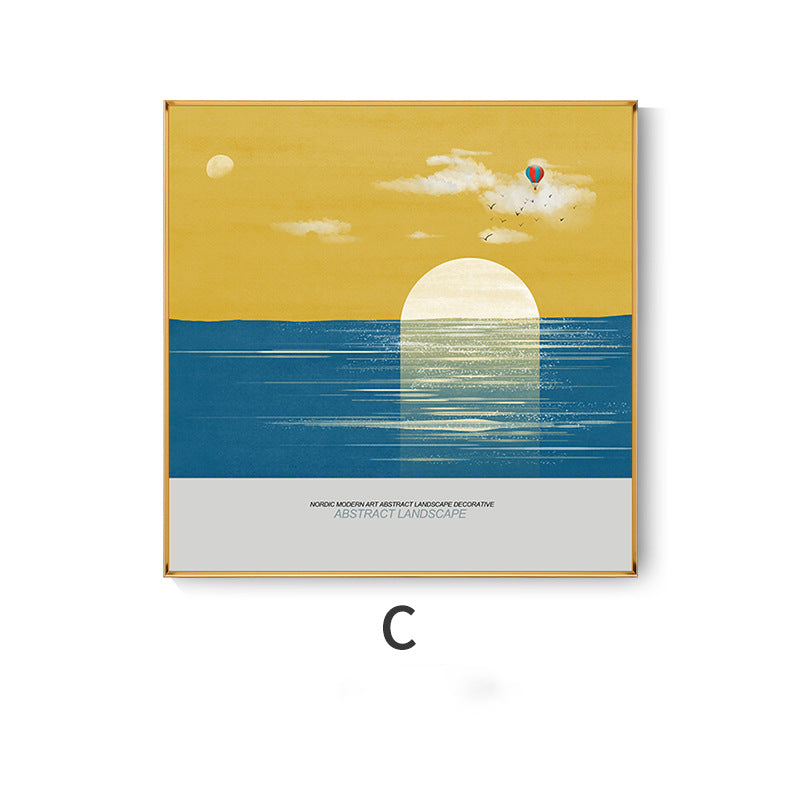 Abstract Landscape Framed Art Print Homeandso