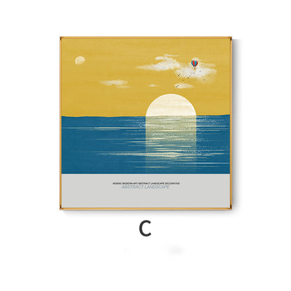 Abstract Landscape Framed Art Print Homeandso