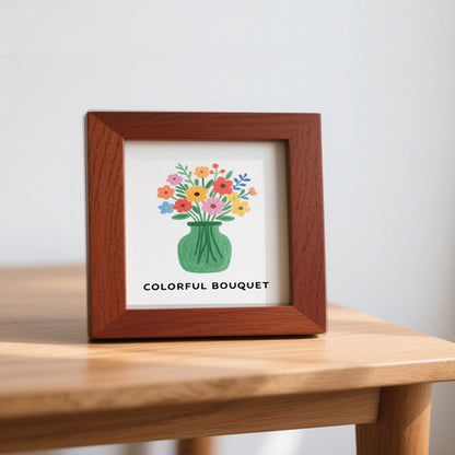 Framed Floral Art Print