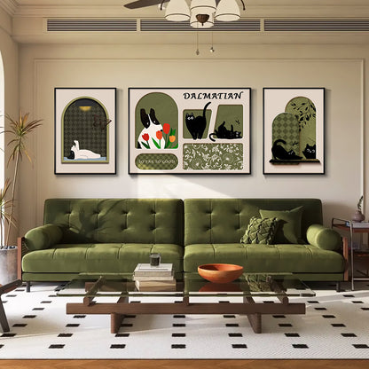 Artistic Cat-Themed Wall Décor Homeandso