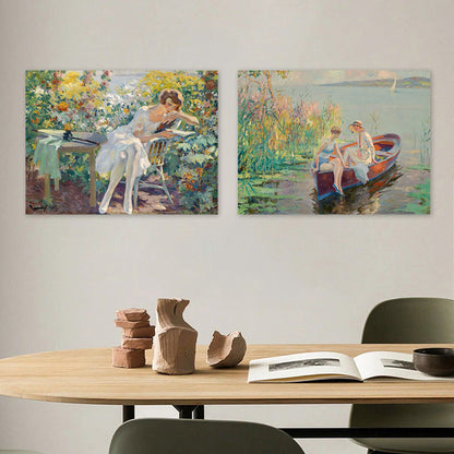 Vintage Floral Canvas Wall Art Homeandso