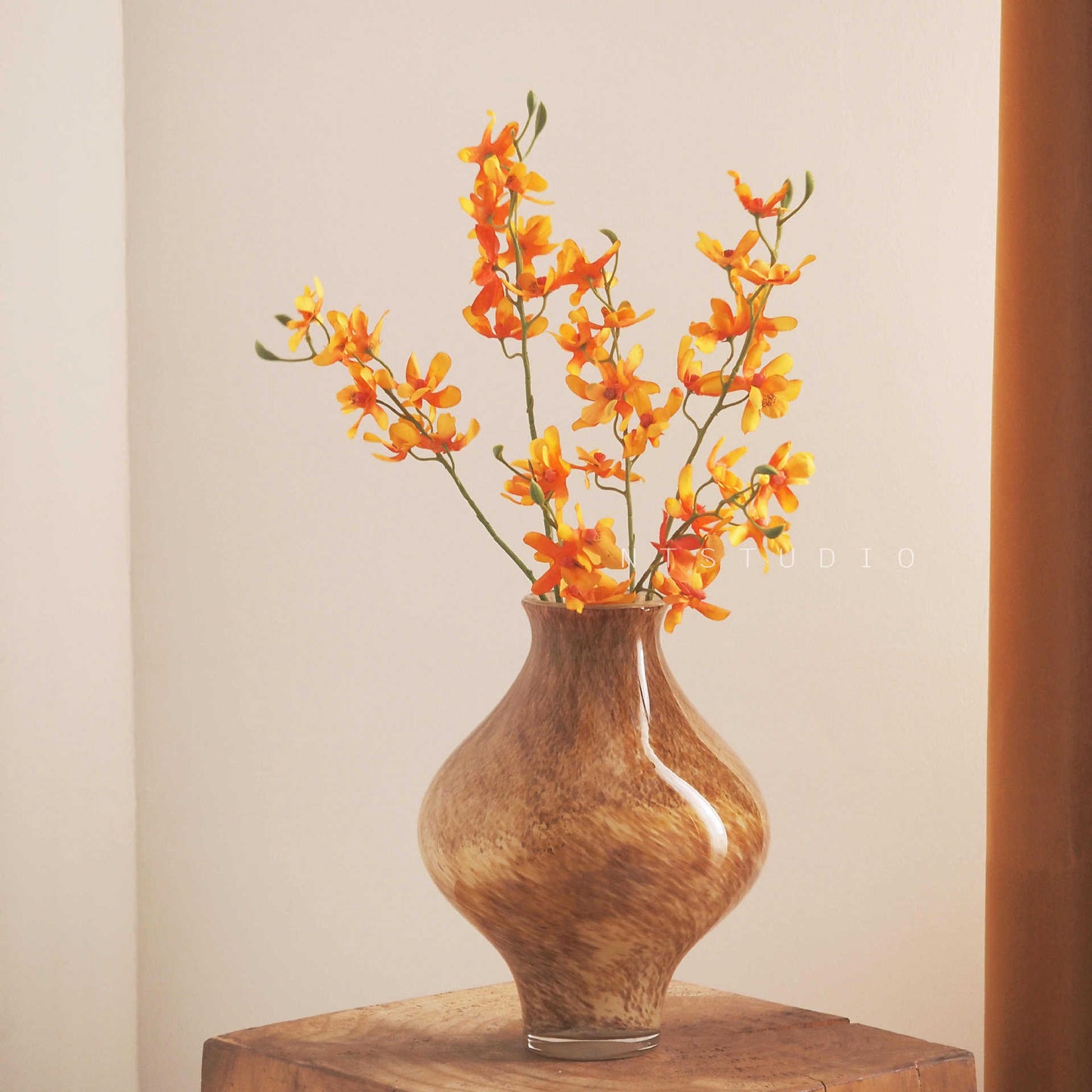 Homeandso Decorative Glass Vase