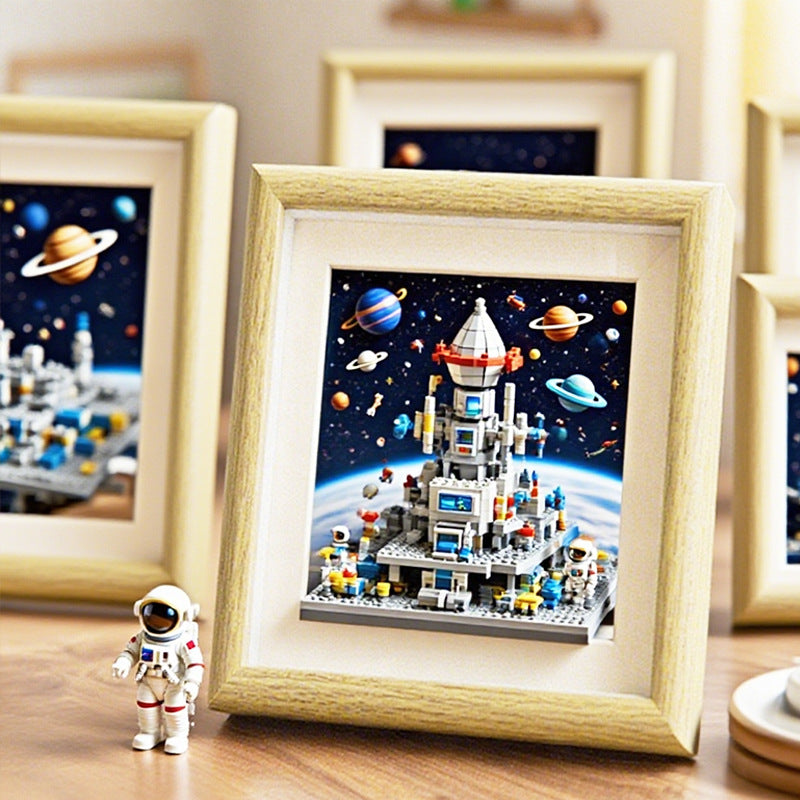 Space-Themed Wall Art Frame