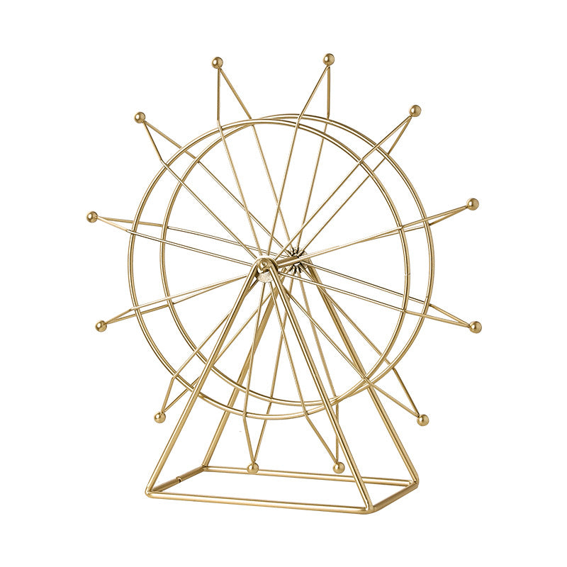 Decorative Metal Ferris Wheel Sculpture Homeandso