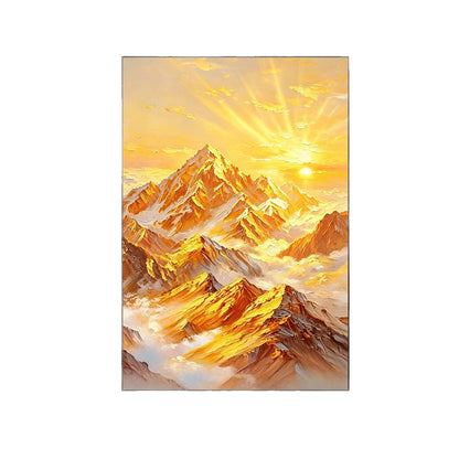 Mountain Sunrise Landscape Canvas Art Homeandso