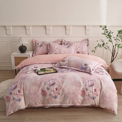 Decorative Elegant Floral Patterned Duvet Cover Set Homeandso