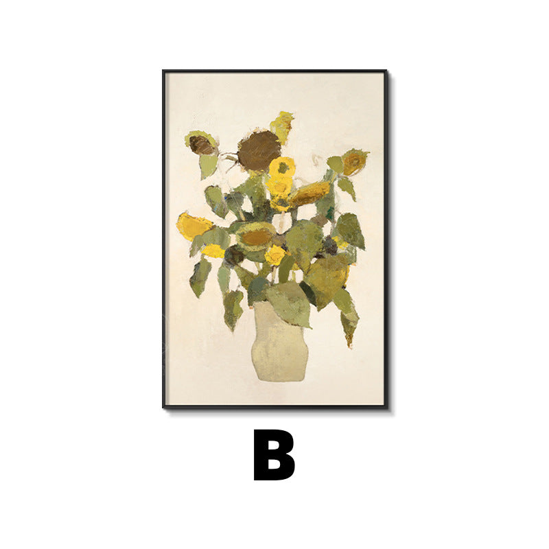 Decorative Floral Vase Wall Art Homeandso