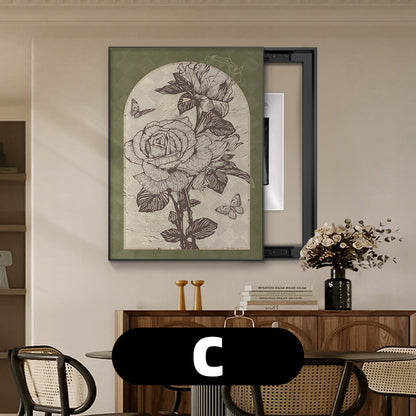 Decorative Framed Botanical Art Print Homeandso