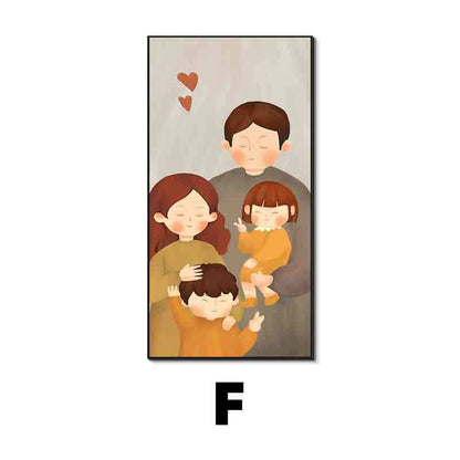 Framed Family Illustration Wall Art Homeandso