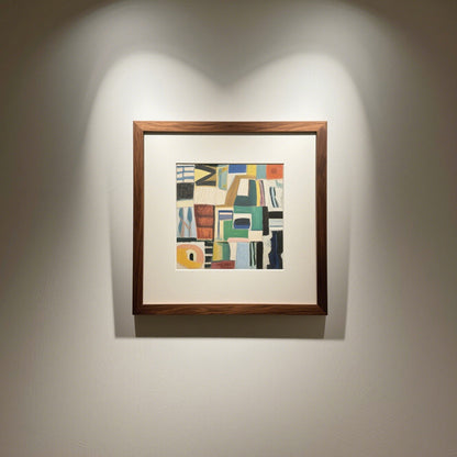Framed Multi-Panel Abstract Art
