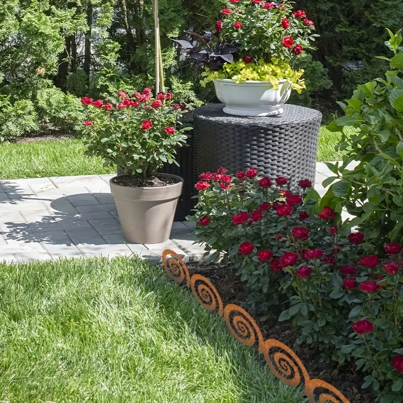Decorative Garden Spiral Ground Stakes Homeandso